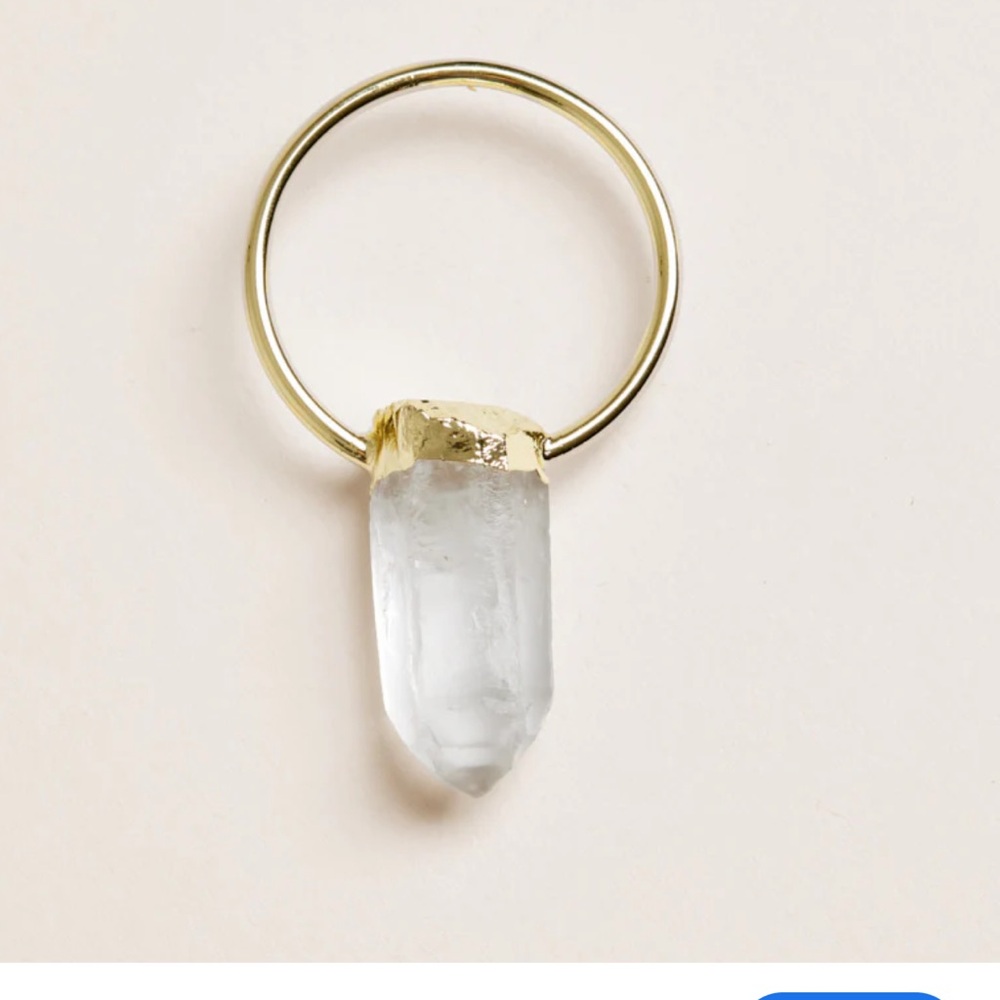 PARKER THATCH Clear Crystal Charm - Aids In Clarity And Manifestation